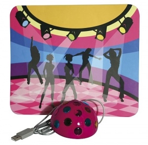 Stayin' Alive with the USB Disco Ball Mouse and Mouse Pad
