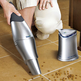 Hand Vac Cleans the Floor and the Air