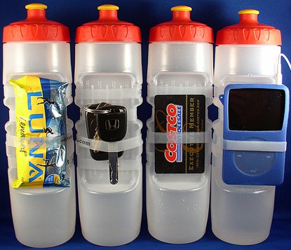 water bottle ipod holder