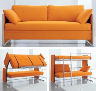 Sofa Converts to Bunk Beds