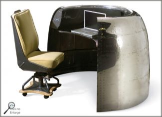 Furniture Made from Old Jet Airplane Parts