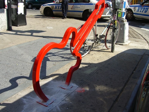 David Byrne Designs Some Crazy Bicycle Racks