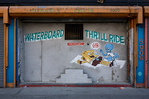 Waterboarding Thrill Ride- Spongebob and Torture