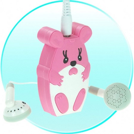 Cute Pink Mouse MP3 Player