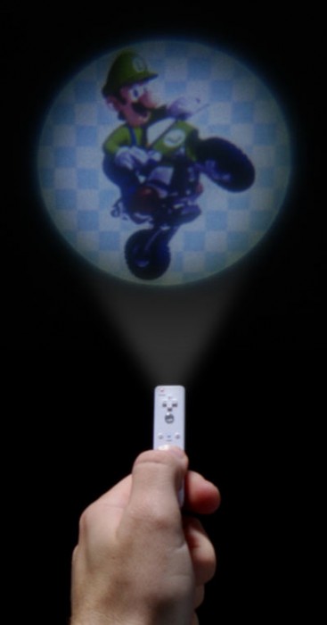 Mario Kart Wiimote Light Projecting Keychain