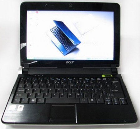 First Look at the 10 inch Acer Aspire One Netbook
