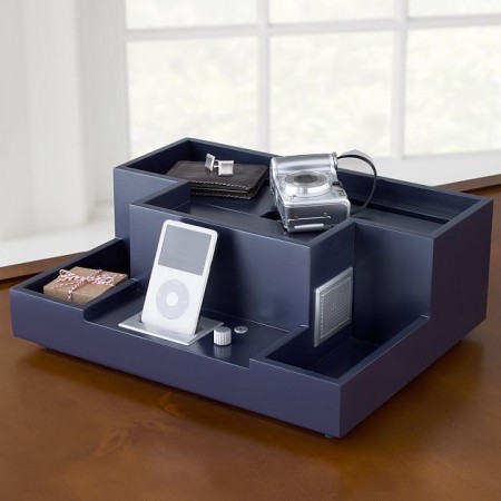 Pottery Barn iPod Charging Valet is Classy but Pricey