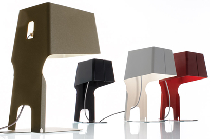 Leti Table Lamp is also a Bookend