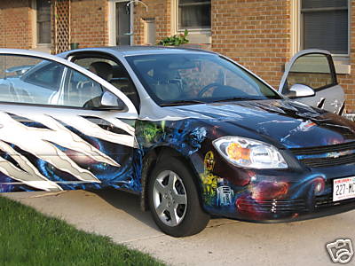 Amazing Star Wars Themed Airbrushed ArtCar