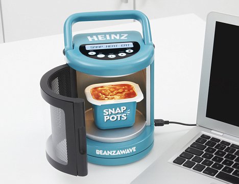 Heinz Snap Pots launches the world?s smallest microwave ? the Beanzawave
