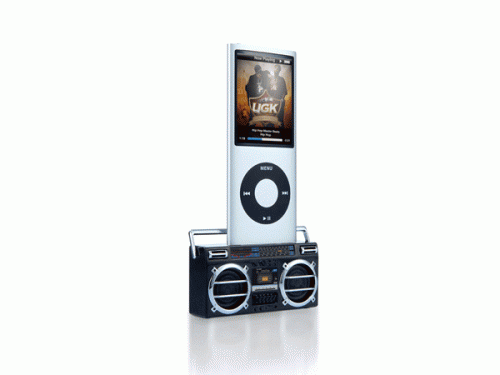 Boombox Mini-Speaker for iPod Nano