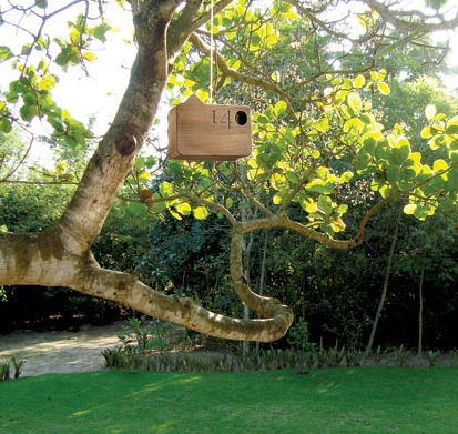 twitter birdhouse hanging