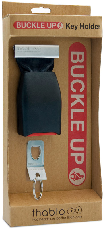 Buckle Up Key Holder Uses Old Seatbelts to Hold Keys