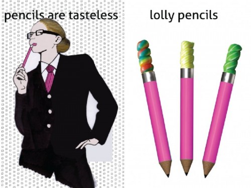 Lollipop Pencils: Better Tasting than an Eraser