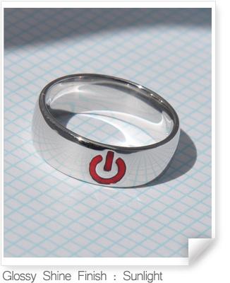 This would actually be a pretty cool wedding band ring for a geeky 