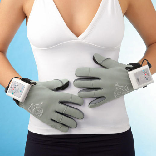 Vibrating Fingers Massage Gloves