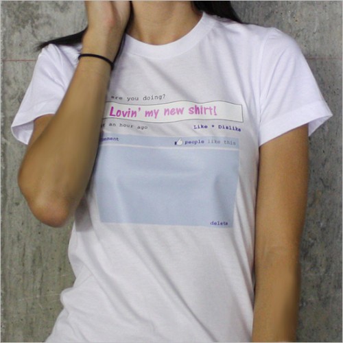 Wear Your Facebook Status on a Shirt