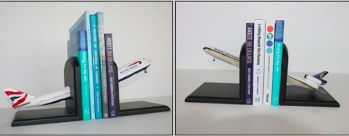 Airplane Bookends