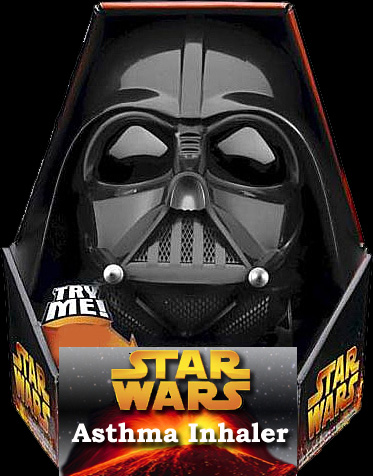 Darth Vader Asthma Inhaler