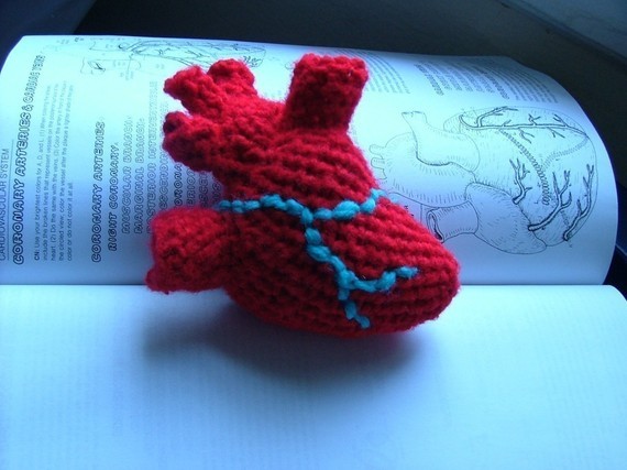 crocheted heart Crocheted Body Parts