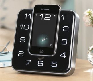 iPhone Becomes Part of the Clock with iLive's Clock Radio Dock