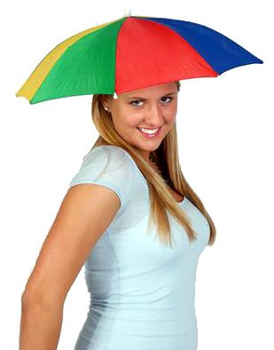 umbrella hat 7 Ways to Use an Umbrella Hands Free