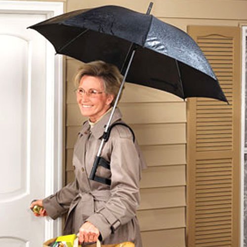 umbrella shoulder holder 7 Ways to Use an Umbrella Hands Free