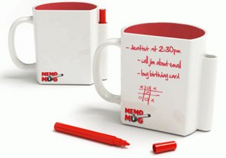 Memo Mug is a Mug and Notepad