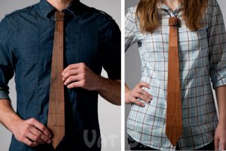 Wood Necktie Great for Working Stiffs