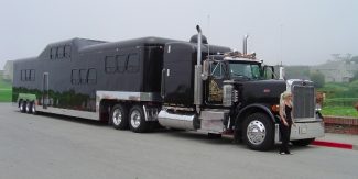 Midnight Rider: World's Heaviest Limo Needs to be Pulled by Tractor Trailer