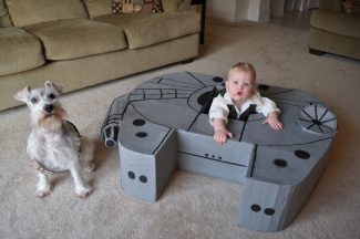 Does a 9 Month Old Need their Own Millennium Falcon? Yes.