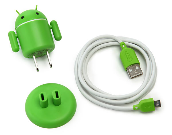 android usb charger parts Android Robot USB Charger