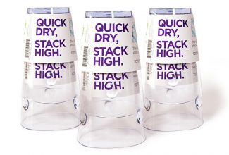 Cups That Can Dry While Stacked Up