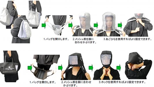 grappa helmet bag Shopping Bag Converts to Safety Helmet