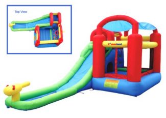 Inflatable Bounce House and Waterslide Combo