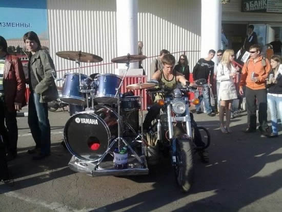 Bmw motorcycle drum set #2