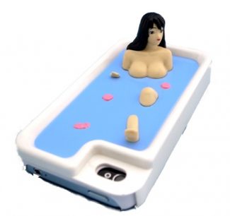 Sexy Lady in a Bathtub iPhone Case