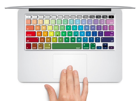 rainbow keyboard decal Rainbow Keyboard Stickers
