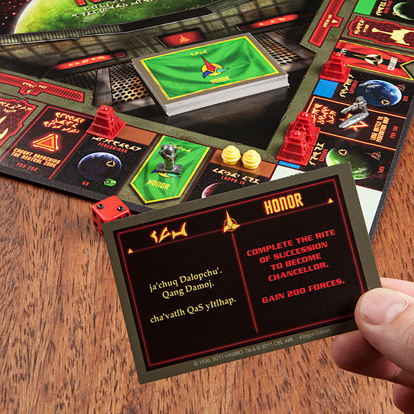 klingon monopoly closeup Klingon Monopoly