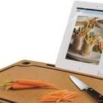 Chef Sleeve Cutting Board with iPad Stand