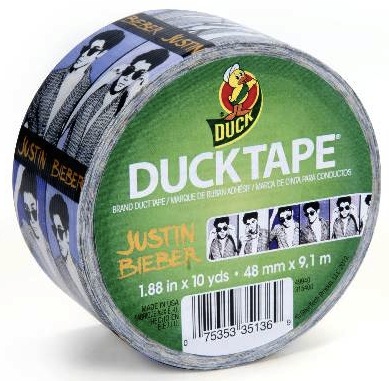 justin bieber duck tape Justin Bieber Duct Tape