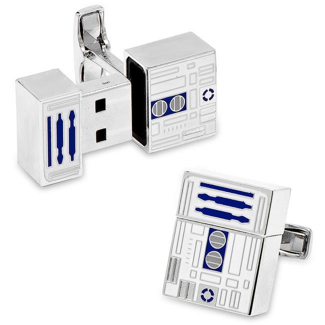 r2d2 usb cufflinks R2 D2 USB Cufflinks