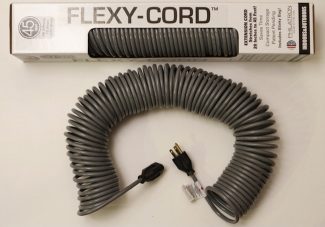 Flexy Cord Coiled Extension Cord