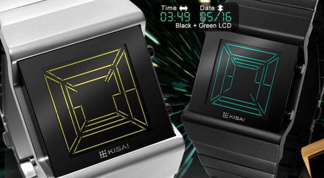 kisai space digits lcd watch 650x357 The Futuristic Tokyoflash Space Digits Watch