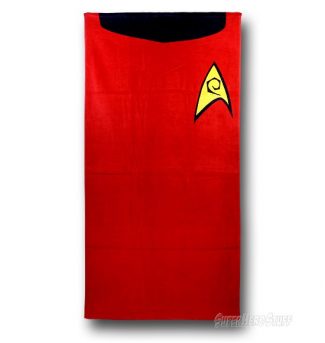 Star Trek Red Shirt Towel: Don't Go in the Water!