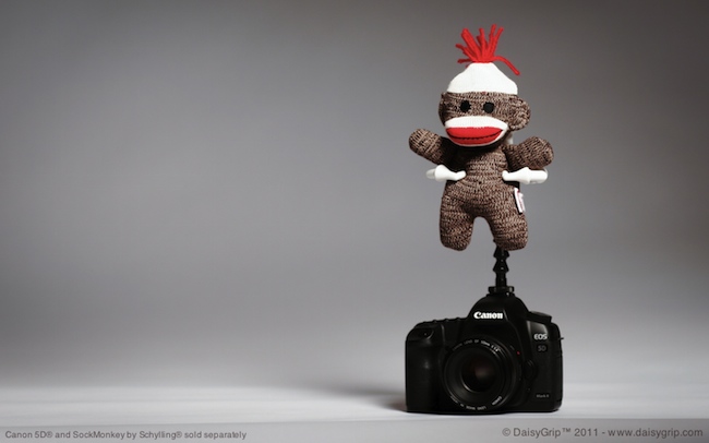 daisygrip animal Attach a Smartphone or Stuffed Animal to a DSLR with DaisyGrip