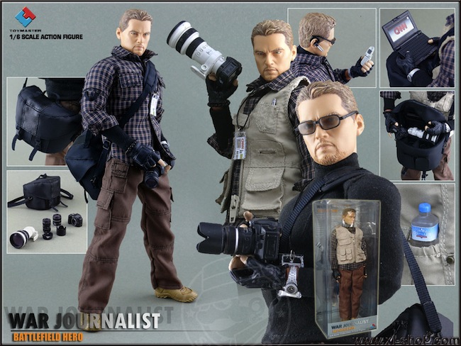 toymaster war journalist Warzone Photojournalist Action Figure