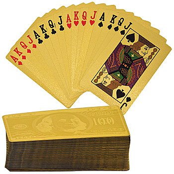 gold plated playing cards1 Gold Plated Playing Cards