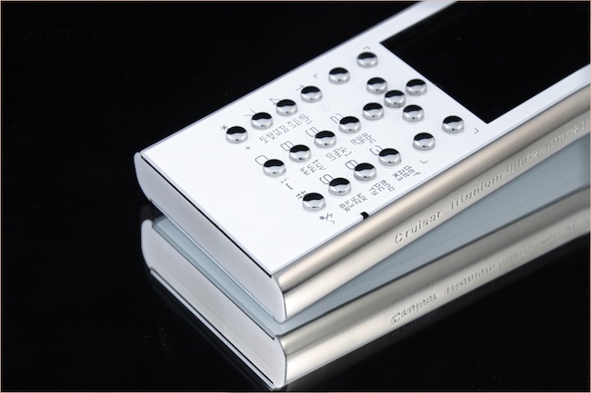 gresso cruiser titanium Gresso Cruiser Titanium White Luxury Phone