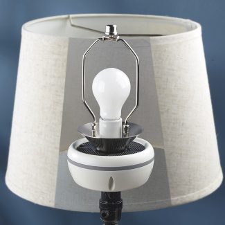 Invisible Speaker Hides Under Lampshades
